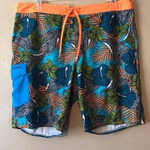 O’Neill HyperFreak size 38 Board short orange